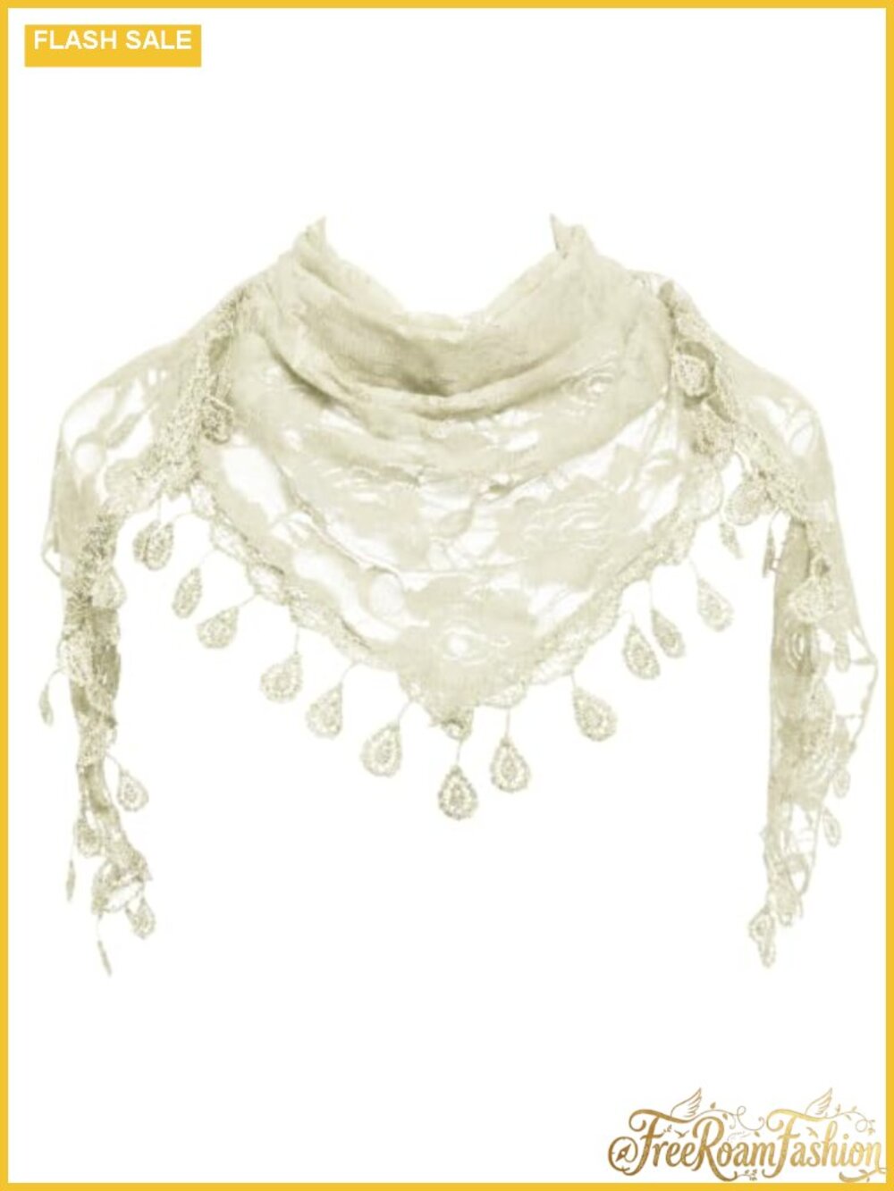 Lace Shawl Wrap Triangle Scarf for Women Formal Party
